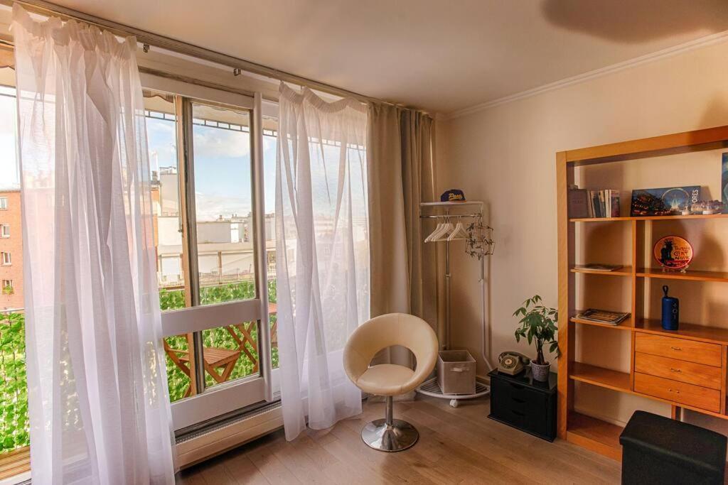 Studio With Balcony Paris Exterior foto